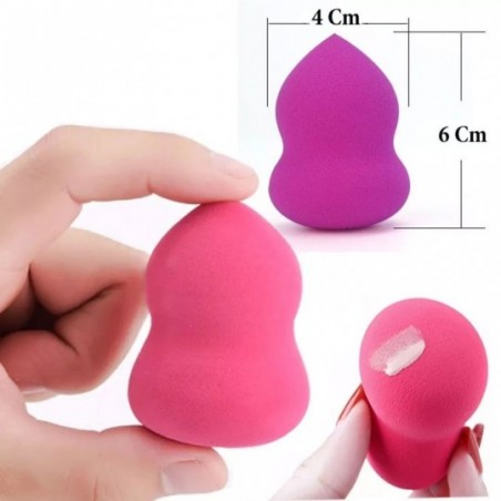 Kit 12 Esponjas Faciais Modelo Blender Para rosto Maquiagem