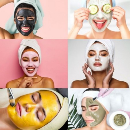 Kit 20 Máscaras para Limpeza Facial Skin Care Blue Moon 8g