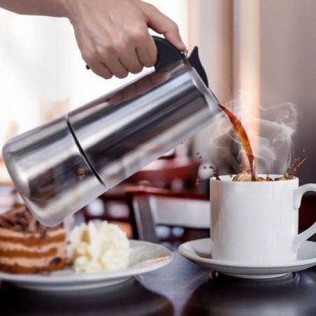 Cafeteira Italiana Long Alumínio P/ 6 Xícaras Café 300Ml