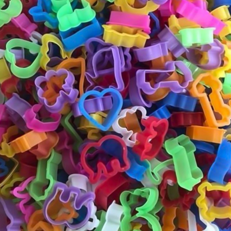 Kit 10 Forminhas Variadas P/ Massinhas De Modelar Infantil