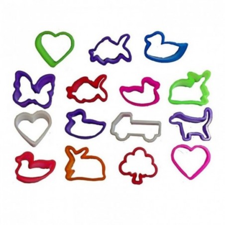 Kit 10 Forminhas Variadas P/ Massinhas De Modelar Infantil