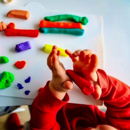 Kit Infantil De Massinha Com 7 Acessórios Forminhas Wellkids