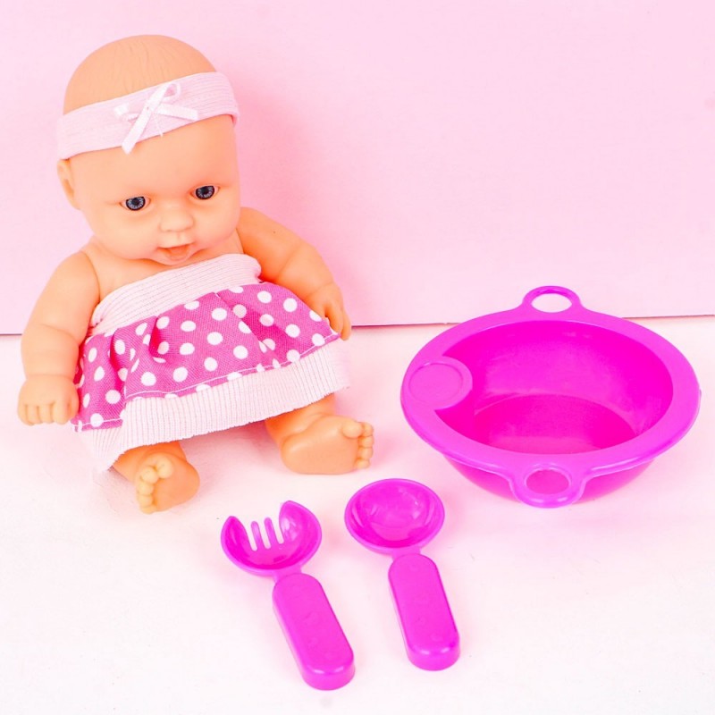 Boneca Infantil Duduquinha Papinha C/ Acessórios