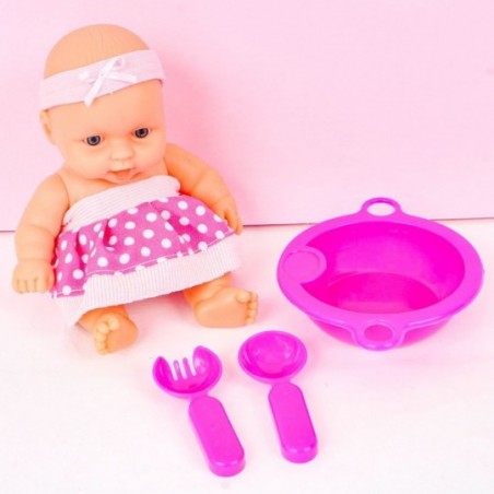 Boneca Infantil Duduquinha Papinha C/ Acessórios