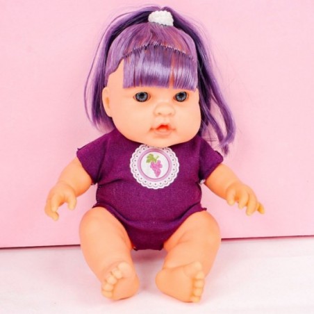Boneca Infantil Baby Coleção Cheirinho De Frutas Uva