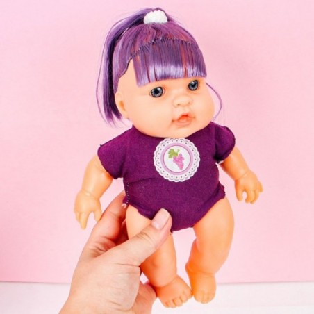 Boneca Infantil Baby Coleção Cheirinho De Frutas Uva