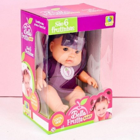 Boneca Infantil Baby Coleção Cheirinho De Frutas Uva