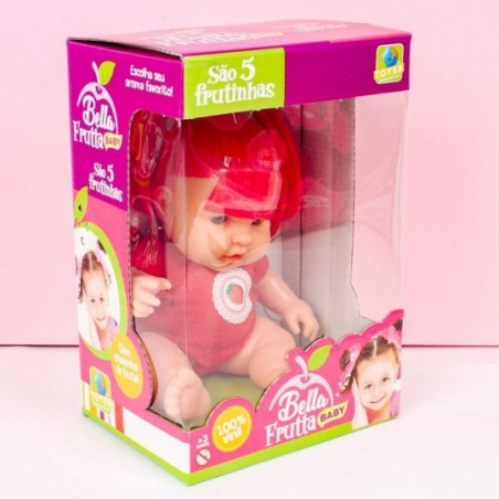 Boneca Infantil Baby Coleção Cheirinho De Frutas Tutti Frutti