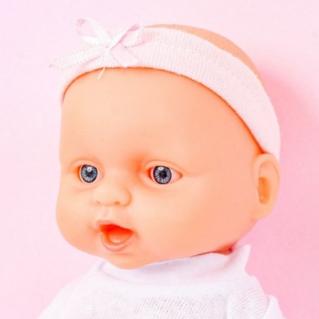 Boneca Infantil Fofitinha Baby Com Vestido 100% Vinil