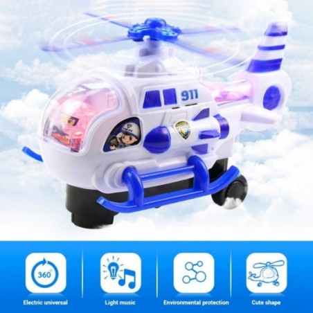 Brinquedo Helicóptero Infantil Bate e Volta Infantil À Pilha
