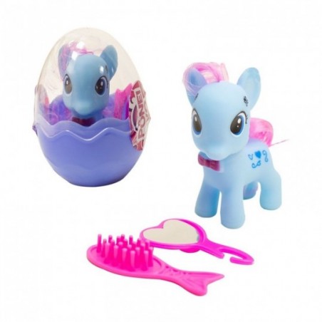 Pônei De Brinquedo Com 2 Acessórios Infantil No Ovo