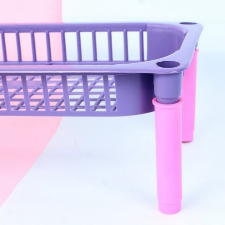 Fruteira Infantil Brinquedo C/ Pezinhos Rosa e Lilás