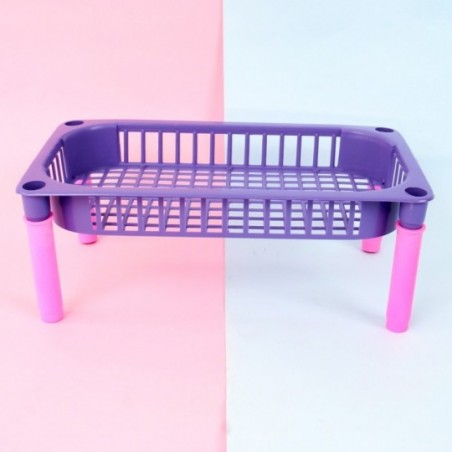 Fruteira Infantil Brinquedo C/ Pezinhos Rosa e Lilás