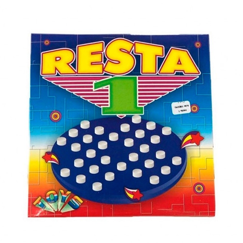 Jogo Resta Um Educativo Brinquedo Infantil C/ 33 Peças