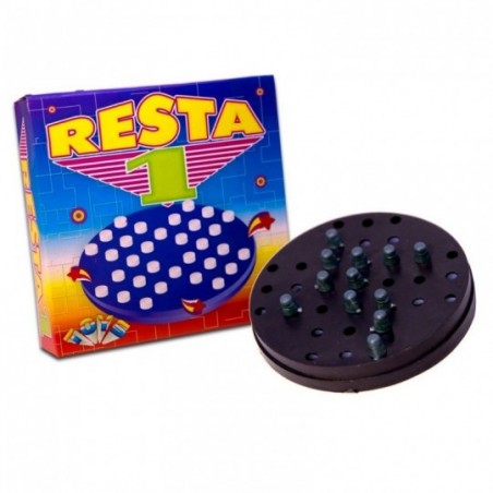 Jogo Resta Um Educativo Brinquedo Infantil C/ 33 Peças