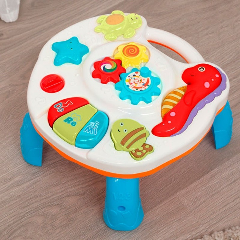 Mesinha Teclado Baby Educativa com Luz e Som - Pica Pau