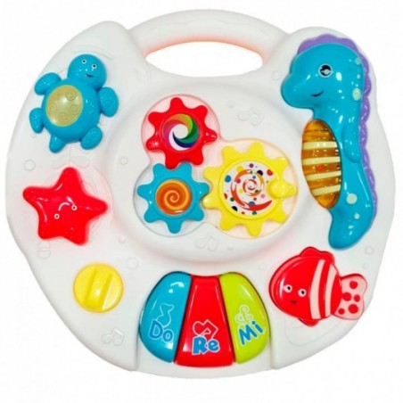 Mesinha Teclado Baby Educativa com Luz e Som - Pica Pau