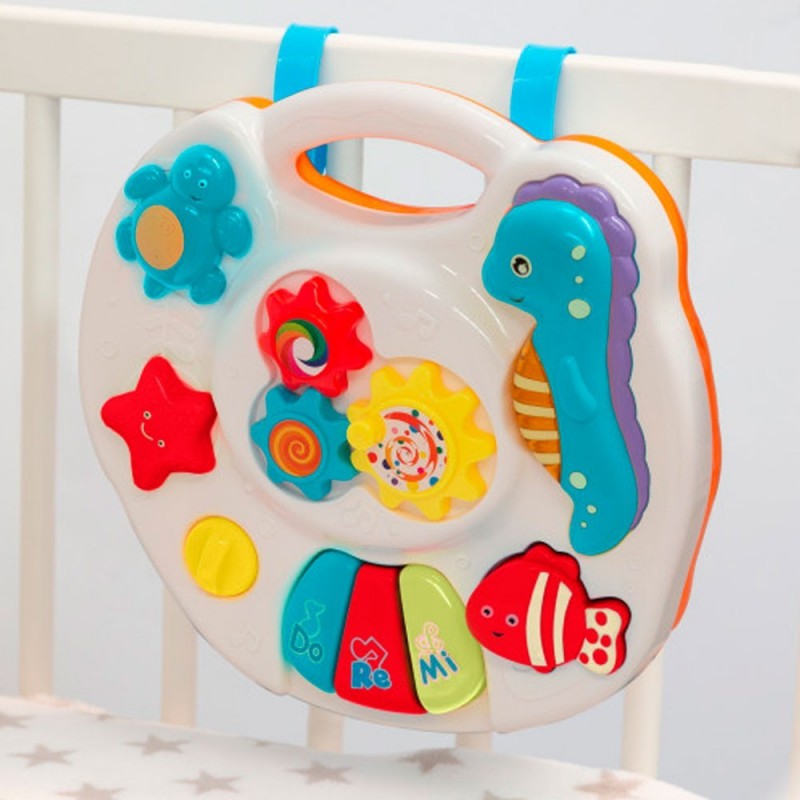 Mesinha Teclado Baby Educativa com Luz e Som - Pica Pau
