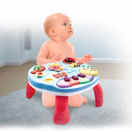 Mesinha Teclado Baby Educativa com Luz e Som - Pica Pau