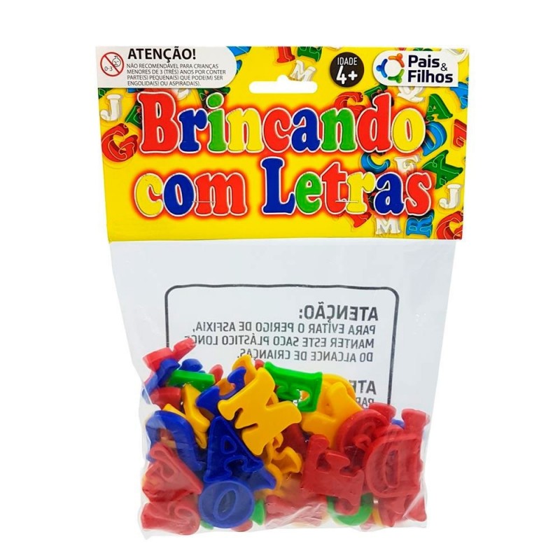 Brincando Com Letra Alfabeto Completo 26 Peças