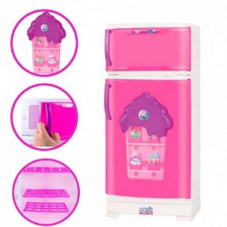 Geladeira Infantil Sundae C/ Freezer Picolé 45 Cm Magic Toys