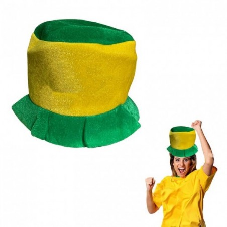Chapéu Copa Do Mundo Cartolão Cartola Do Brasil Torcedor