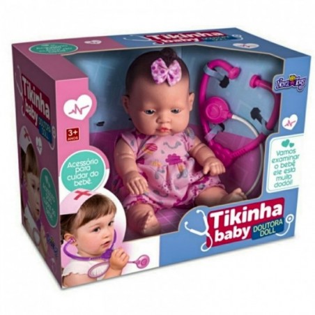 Boneca Infantil Yukinha Baby Médica Doutura C/ Acessórios