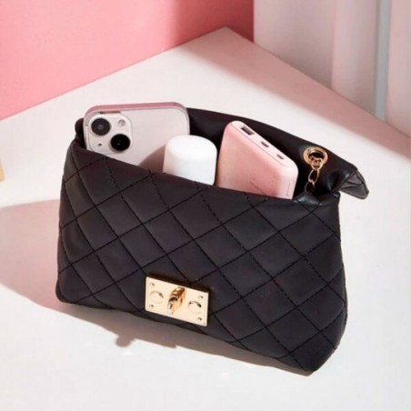 Bolsa Feminina Tiracolo Transversal Em Matelassê C/ Trava