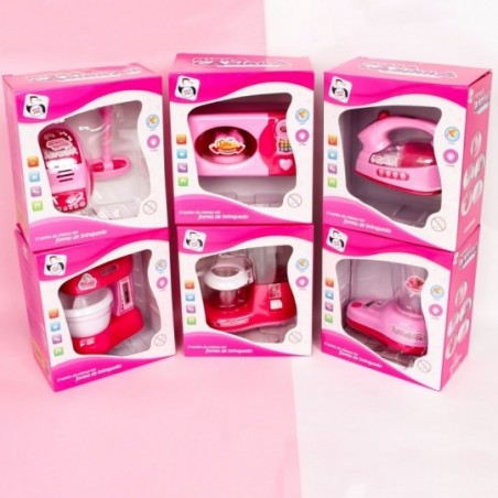 Mini Eletrodomésticos Brinquedo Modelos P/ Escolher Com Luzes e Som