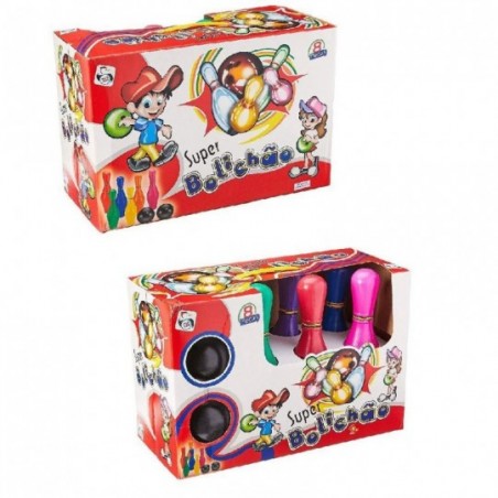 Brinquedo Jogo Boliche Infantil C/ 8 Peças - Pica Pau