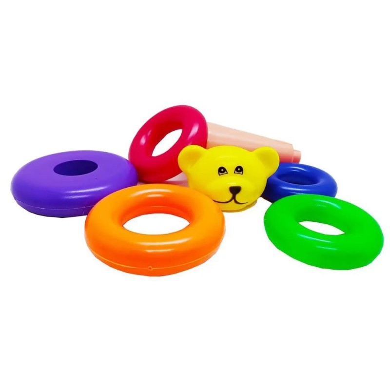 Meu Ursinho Didático Argolas Jogo Educativo - Pica Pau