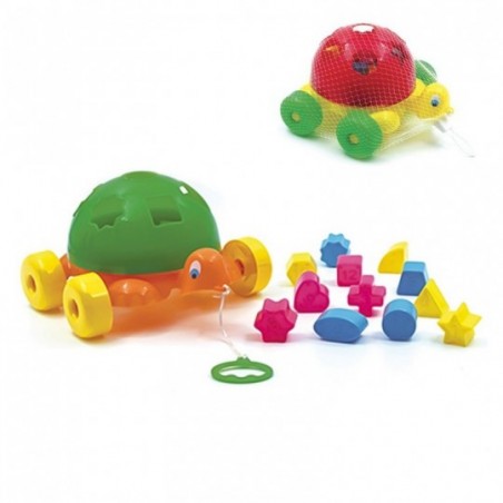 Brinquedo Educativo Tartaruga Didática C/ 13 Peças