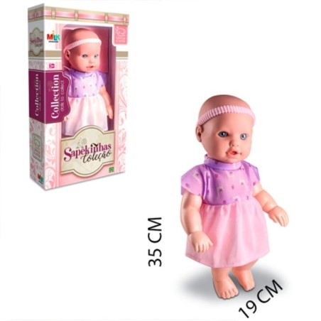 Boneca Infantil Coleção Sapekinhas MIlk Brinquedos