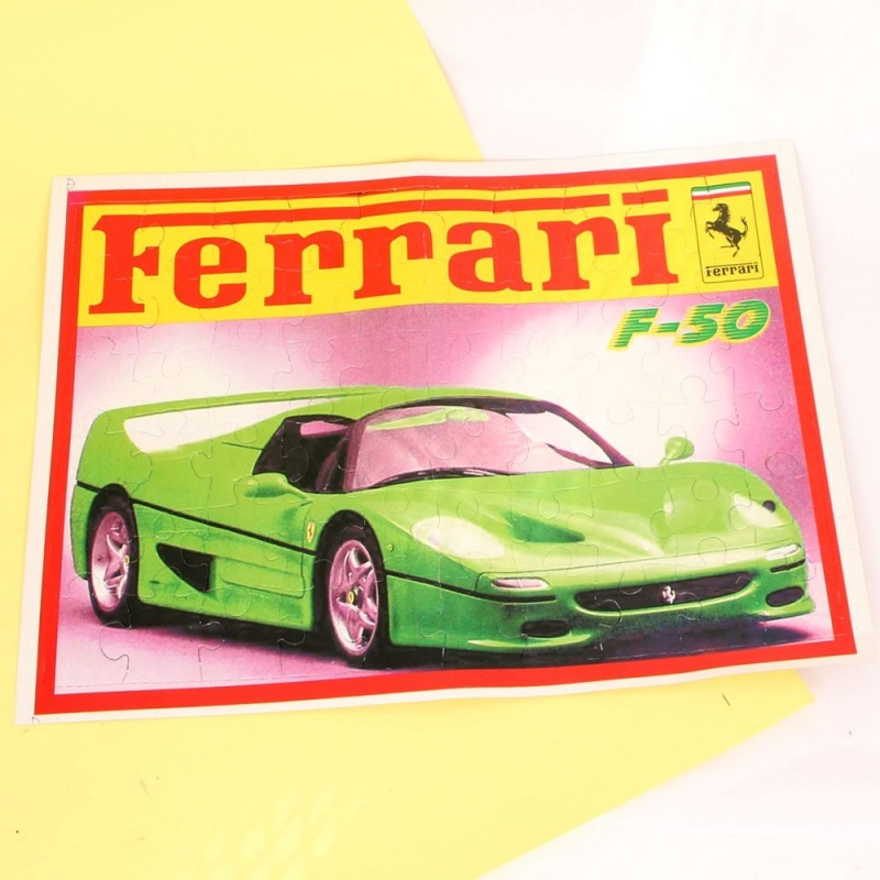 Kit 4 Super Quebra Cabeças Progressivo Carros Esportivos Infantil