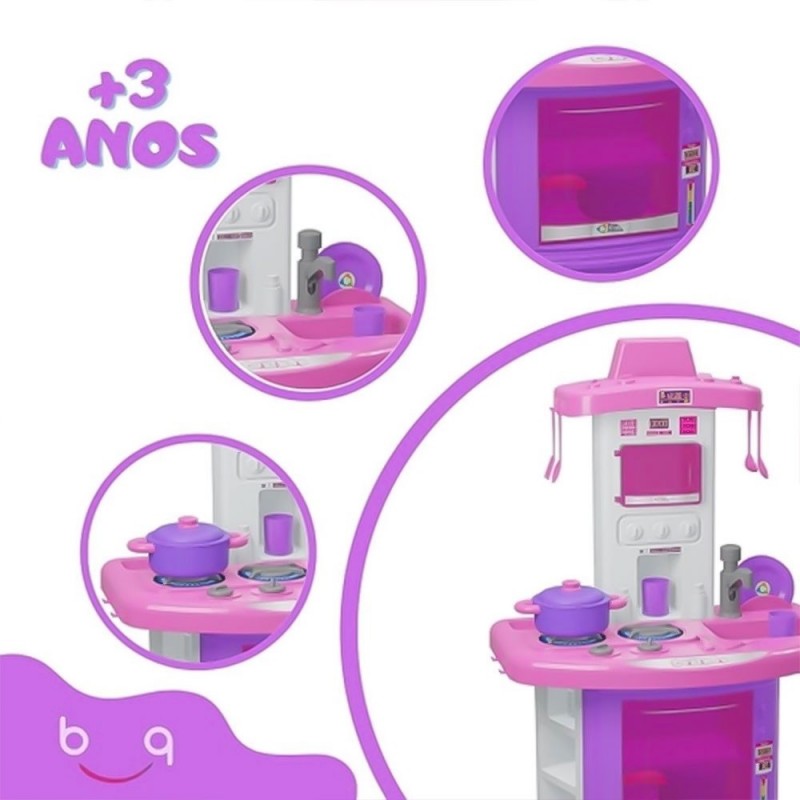 Cozinha Faz De Conta Rosa Pais E Filhos