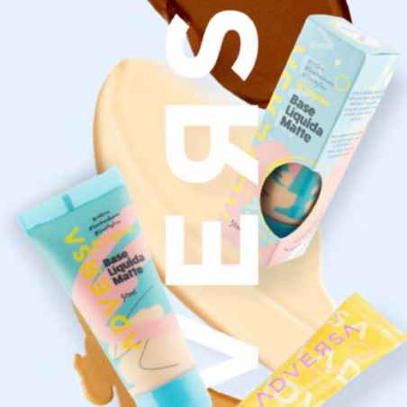 Kit 6 Bases Líquidas Matte Adversa Cores Claras