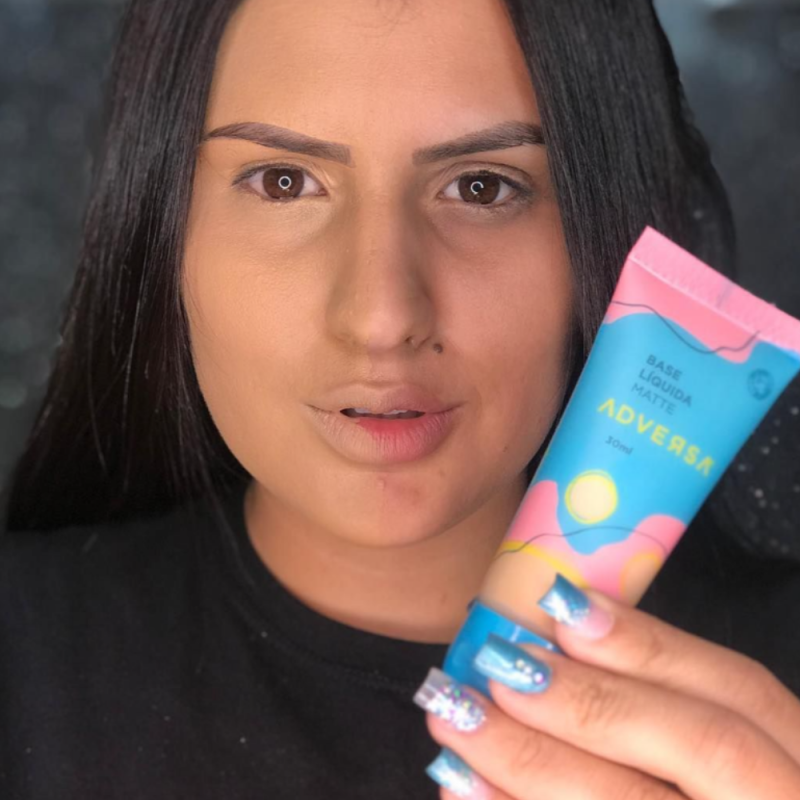 Kit 6 Bases Líquidas Matte Adversa Cores Claras