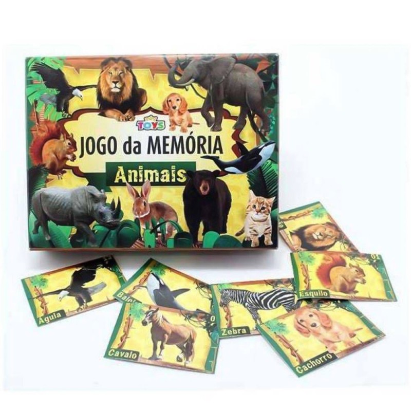 Jogo Educativo - Jogo Da Memória Animais