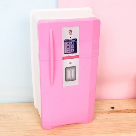 Geladeira Duplex Cristal Lux Brinquedo Infantil Com Acessórios