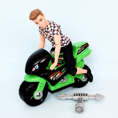 Super Motocicleta LC-1100 lua de Cristal