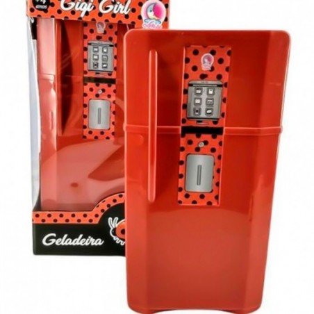 Geladeira Duplex Gigi Girl Brinquedo Infantil Com Acessórios