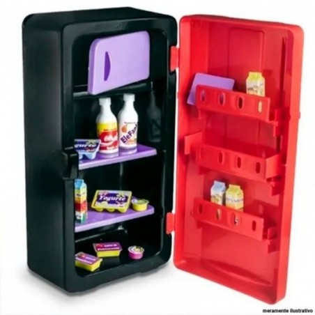 Geladeira Duplex Gigi Girl Brinquedo Infantil Com Acessórios