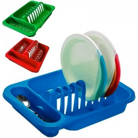 Escorredor Secador de Pratos de Plastico Baixo Colors 