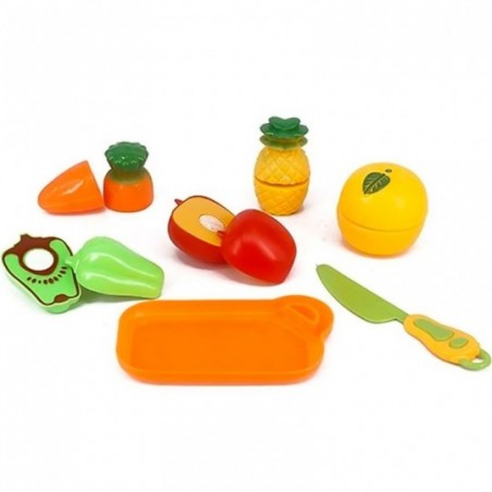 kit Cozinha Infantil Com legumes e Acessórios