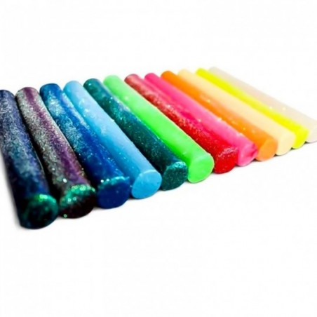 Massinha de Modelar com Glitter 12 Cores
