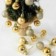 Kit 13 Bolas De Natal Champagne Lisa Fosca Glitter 4 Cm
