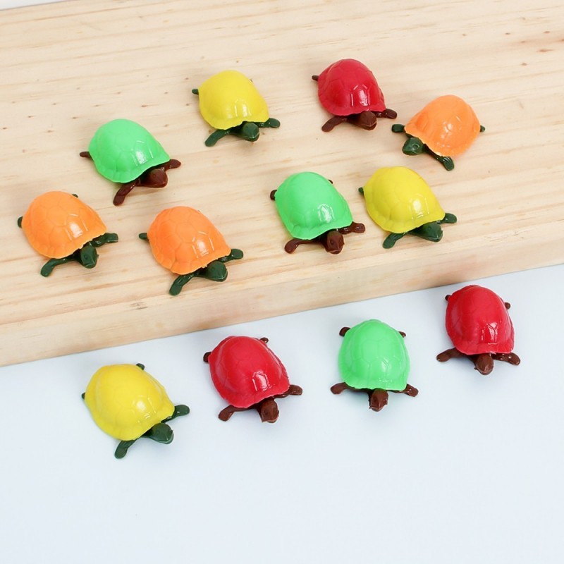 Mini Tartaruga Brinquedo 12 Peças Infantil