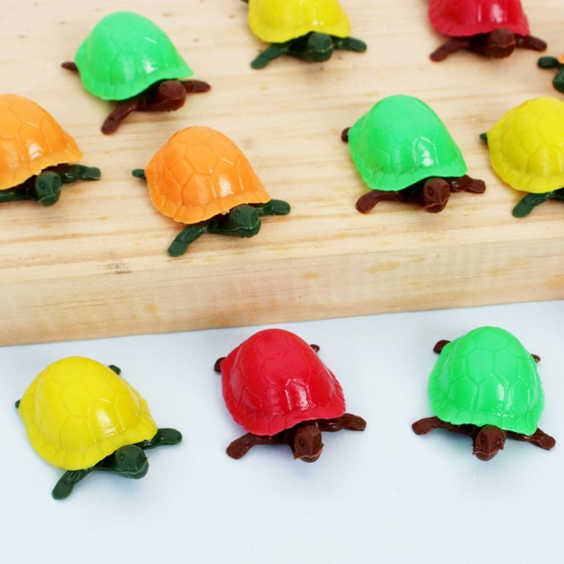 Mini Tartaruga Brinquedo 12 Peças Infantil