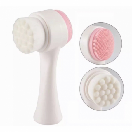 Kit 3 Escovas Limpeza Giratória Elétrica P/ Esfoliação Facial Pele Rosto