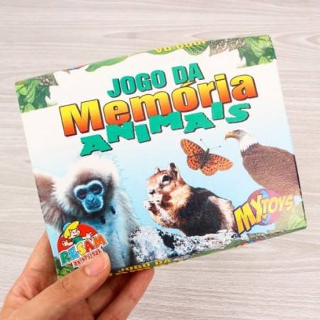 Jogo da Mem´roai Animais Infantil Resam Brinquedos
